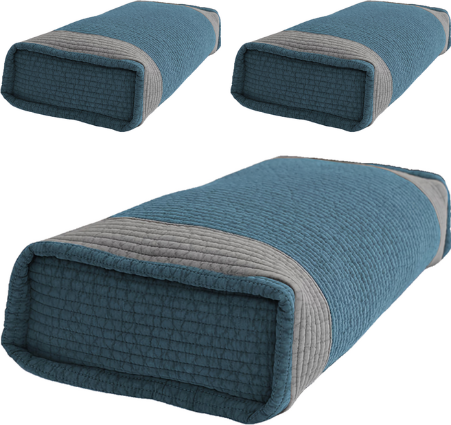 Sarang Yegam 顏料染色生物晶片方枕, 3個, 天空