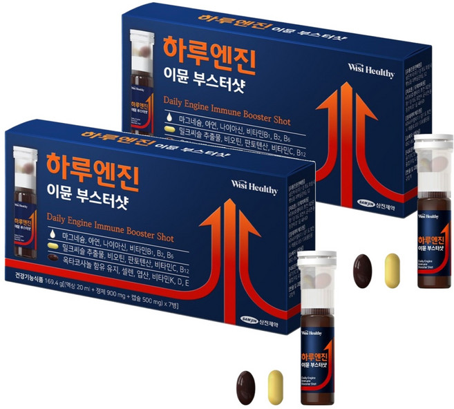 위시헬씨 하루엔진 이뮨 부스터샷, 7회분, 2개
