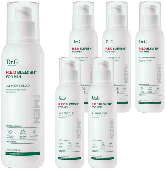 닥터지 레드 블레미쉬 포 맨 올인원 플루이드, 150ml, 6개