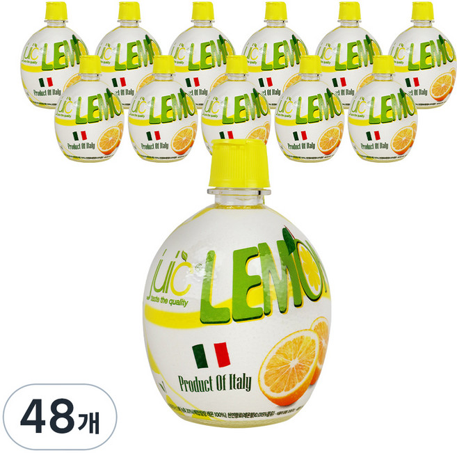 juic 레몬주스, 200ml, 48개