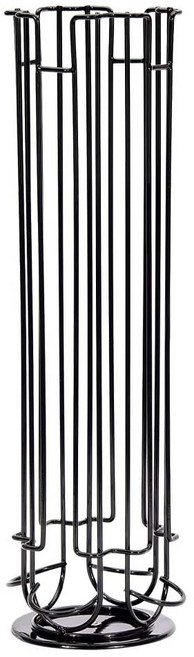 MOLADEN 膠囊咖啡收納架 旋轉式 可容納32顆, 消光黑, 1個