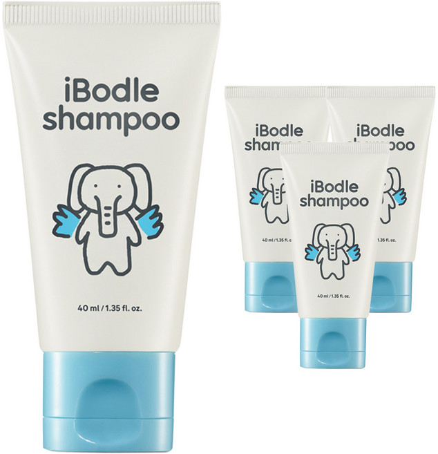 아이보들 샴푸, 40ml, 4개