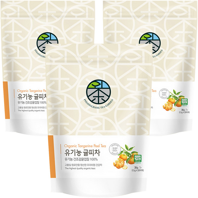 평창다원 유기농 귤피차, 1.5g, 20개입, 3개