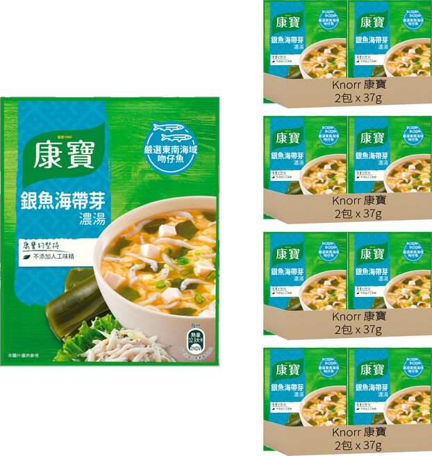 Knorr 康寶 銀魚海帶芽濃湯, 37g, 8包