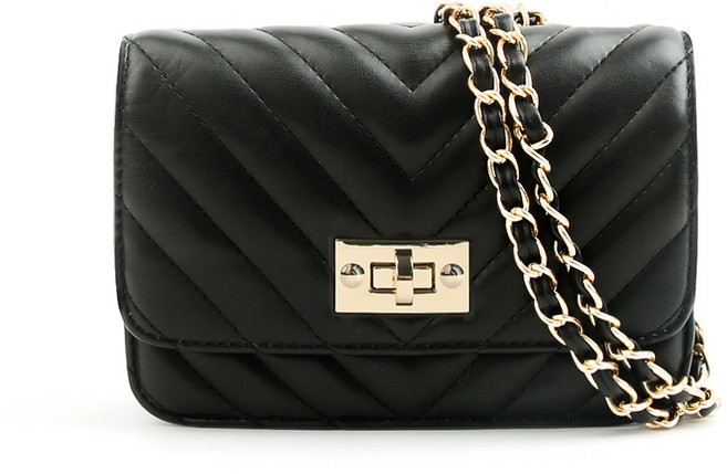 애드에딧 로시 퀼팅 체인 미니백