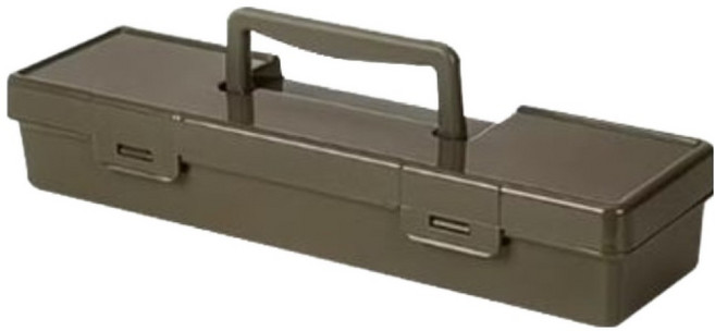 SHIMOYAMA PP手提收納盒 軍綠色, 1個