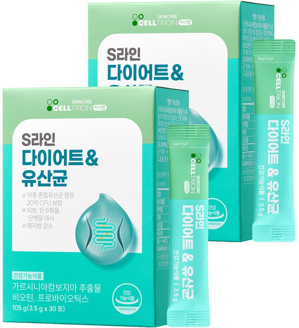 이너랩 S라인 다이어트 유산균, 105g, 2개