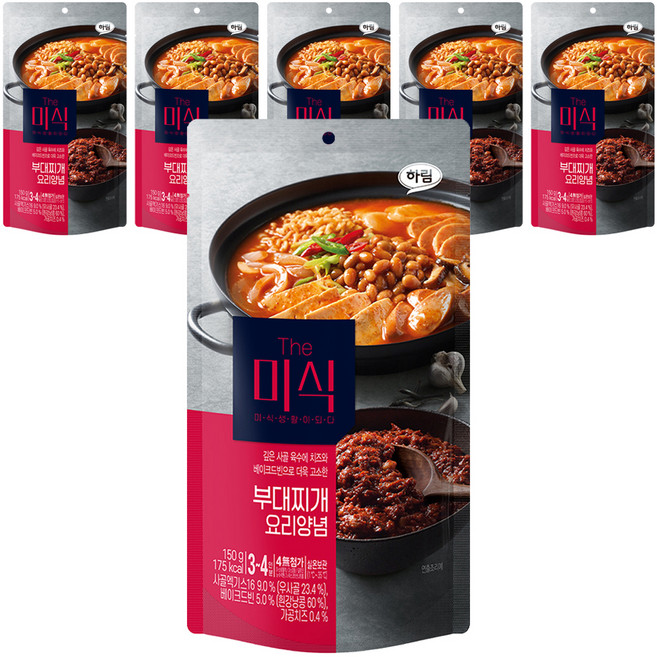 더미식 부대찌개 양념, 150g, 6개
