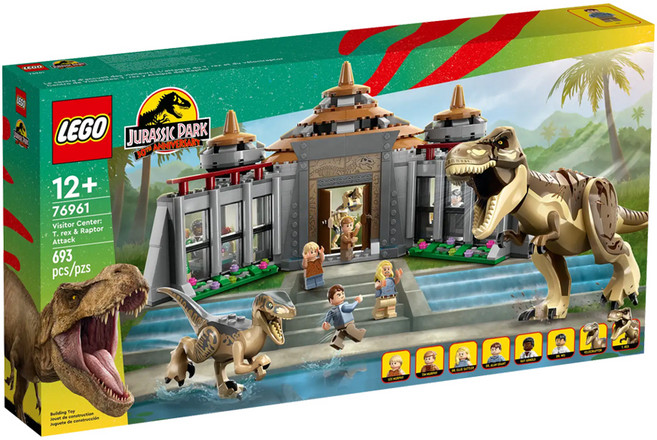 LEGO 76961 侏羅紀世界系列, 遊客中心:暴龍與迅猛龍對戰 Visitor Center: T.rex&Raptor Attack, 1盒