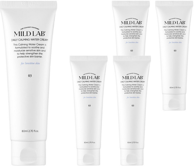 마일드랩 데일리 진정 수분크림, 80ml, 5개