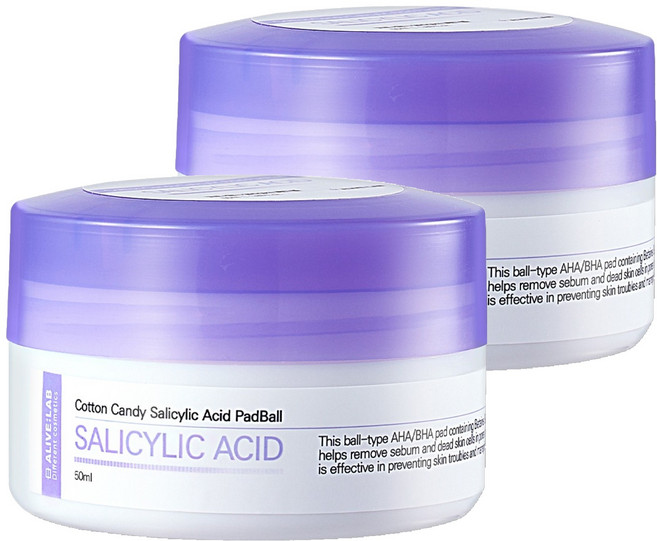 얼라이브랩 코튼 캔디 살리실산 패드볼 50ml, 1개입, 2개