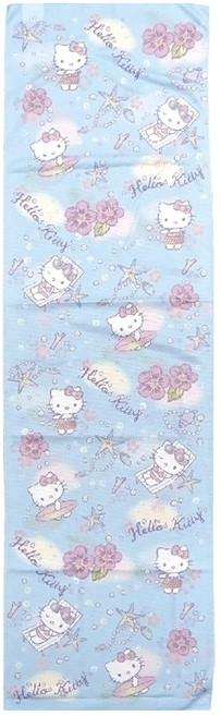 Woei Ching 葦慶 Hello Kitty 涼感運動巾 100 x 30cm, 藍色, 1條