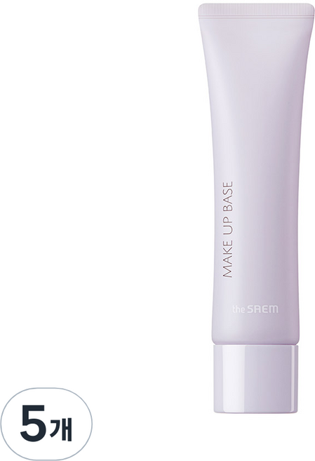 더샘 샘물 에어리 코튼 메이크업 베이스 30ml, 02 라벤더, 5개