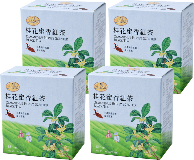 Magnet 曼寧 曼寧桂花蜜香紅茶, 3.5g, 15包, 4盒