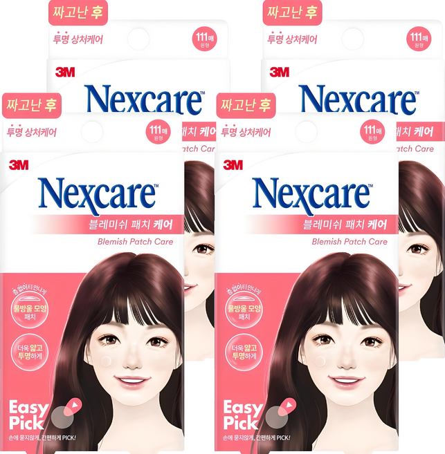 넥스케어 짜고난후 블레미쉬 패치 케어, 111개입, 4개