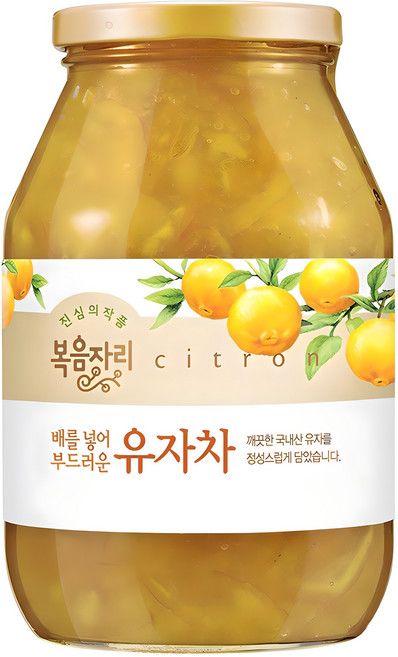 복음자리 배를 넣어 부드러운 유자차, 1.03kg, 1개입, 1개