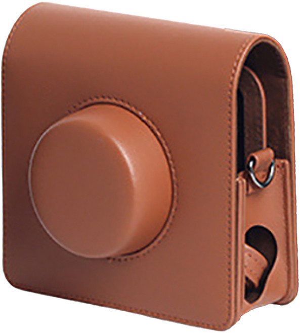 CAIUL 彩友樂 拍立得相機包/復古PU皮相機保護收納包 wide Evo相機適用, 棕色, 1個