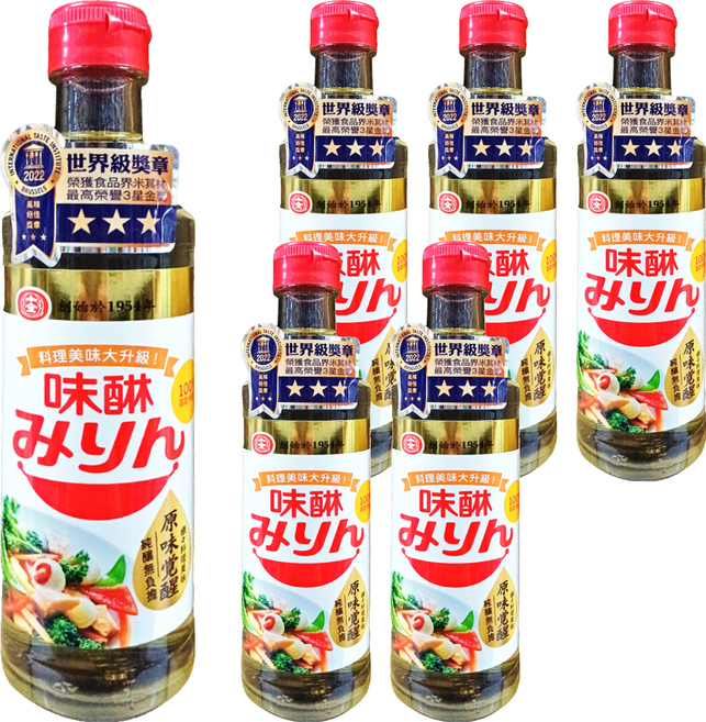 十全 味醂調味料, 300ml, 6瓶