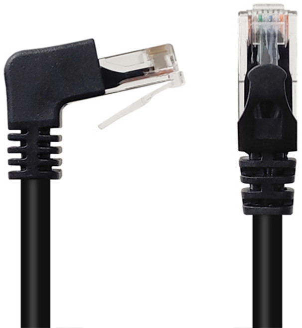 넥스트링크 UTP CAT.6 랜케이블 인터넷 랜선 하향 꺾임, 1개, 5m