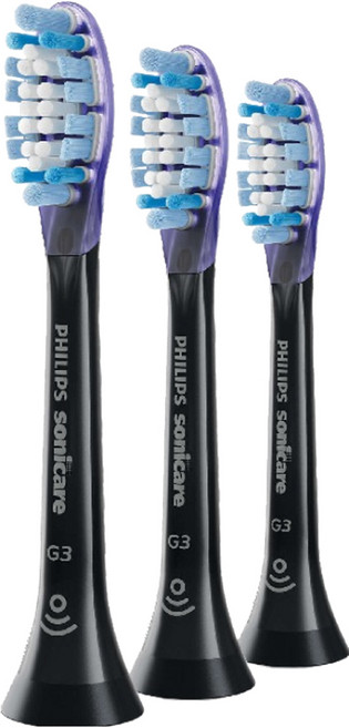 PHILIPS 飛利浦 sonicare DC Smart智能護齦刷頭3件組 黑色, HX9053/96, 1組