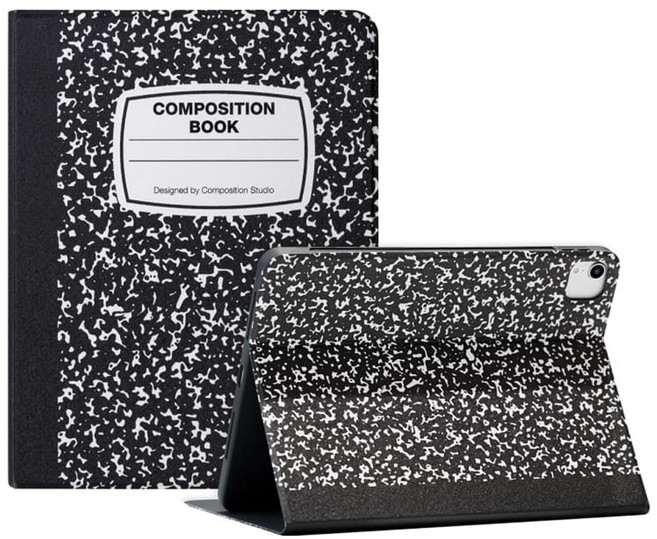 컴포지션스튜디오 컴포지션 북 아이패드 케이스, 블랙, 1개