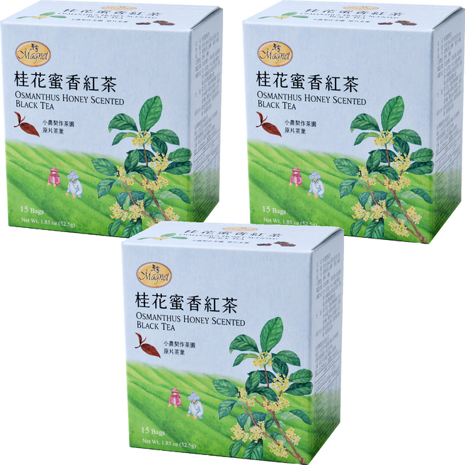 Magnet 曼寧 曼寧桂花蜜香紅茶, 3.5g, 15包, 3盒