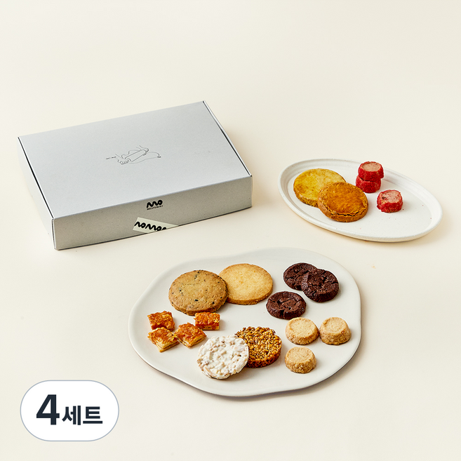 메종엠오 비스퀴테리엠오 쿠키 10종 세트 227g, 4세트