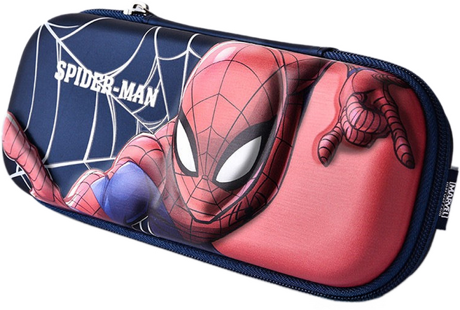 UME 聯眾 Disney迪士尼 漫威系列 3D立體多隔層筆盒/筆袋 橫款, 蜘蛛人, 1個
