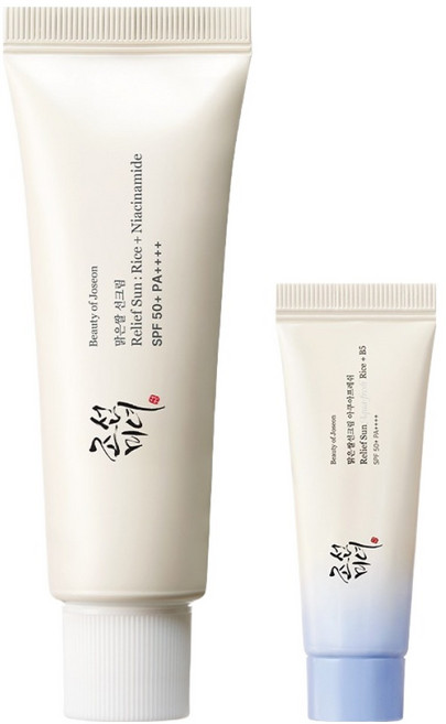 조선미녀 맑은쌀 선크림 SPF50 PA++++ 50ml + 아쿠아 프레쉬 10ml 디럭스 세트, 1세트