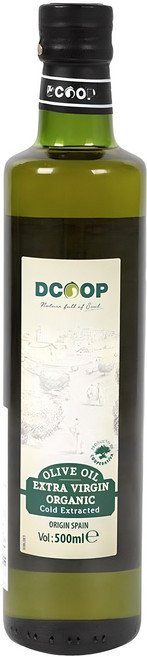 디쿱 유기농 냉압착 엑스트라버진 올리브유, 500ml, 1개