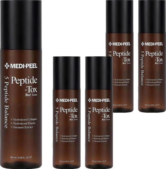 MEDIPEEL 美蒂菲 胜肽撫紋緊緻化妝水, 180ml, 5瓶