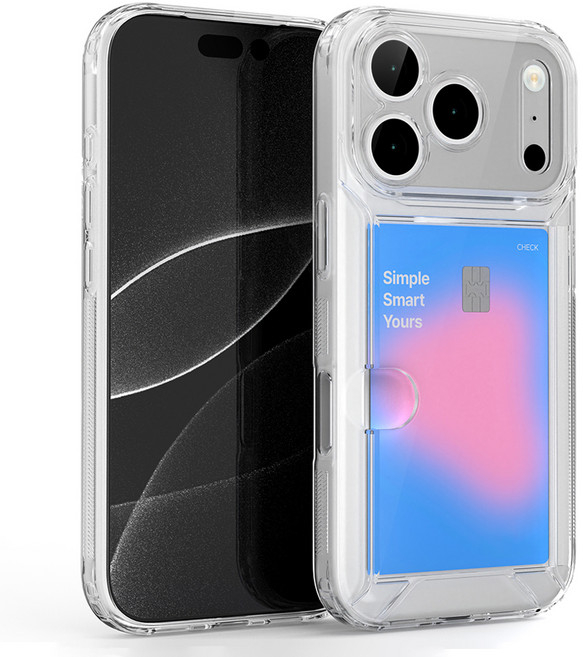 구스페리 듀얼 슬라이드 카드포켓 풀커버 젤리 휴대폰 케이스