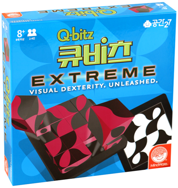 공간27 큐비츠 익스트림 보드게임, 혼합색상, 1개