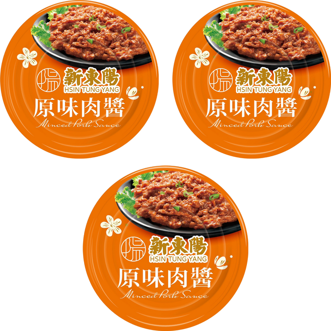新東陽 原味肉醬, 160g, 3罐