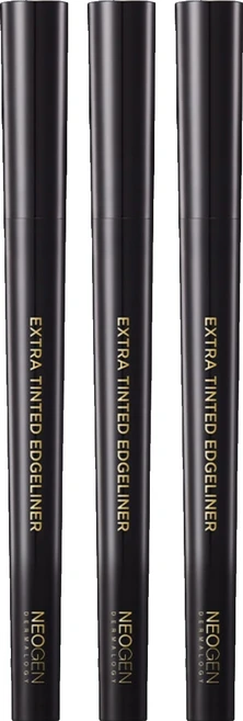 네오젠 엑스트라 틴티드 엣지 아이라이너 0.7g, 01블랙, 3개 - 쿠팡