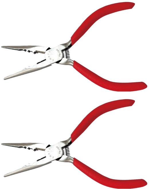 스마토 롱노우즈 플라이어 낚시용 SM-FP6, 2개