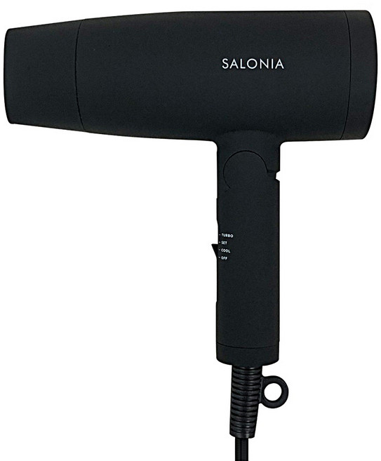 SALONIA 負離子吹風機 1350W, SL-013, 黑色