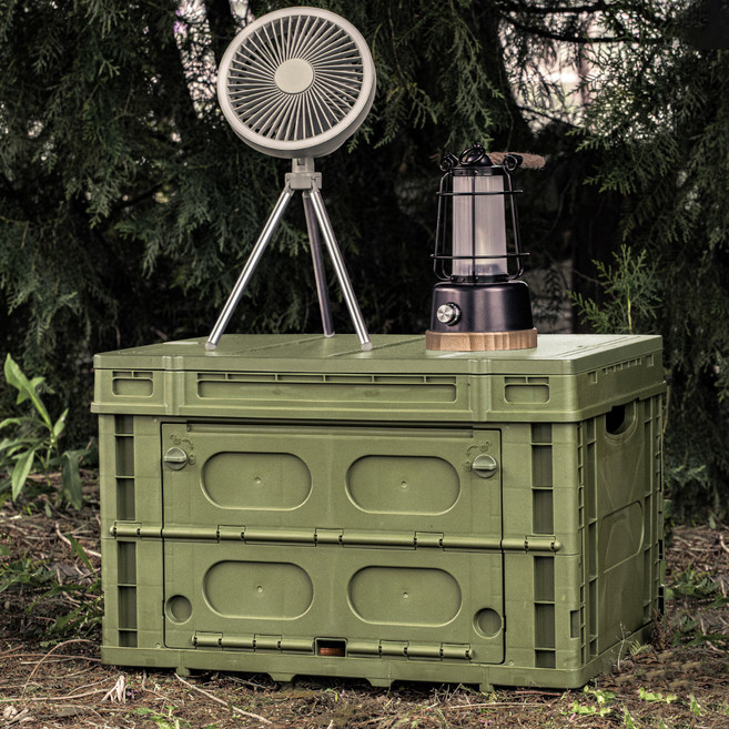 로티캠프 엔폴드 트렁크 폴딩 캠핑 박스, 카키, 1단, 1개