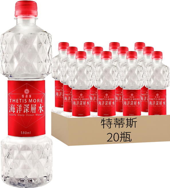 光隆海洋生技 特蒂斯 MORE 海洋深層水, 580ml, 20瓶