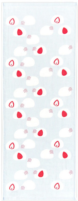 imabari towel 今治毛巾 認證速乾紗布毛巾, 草莓, 1條