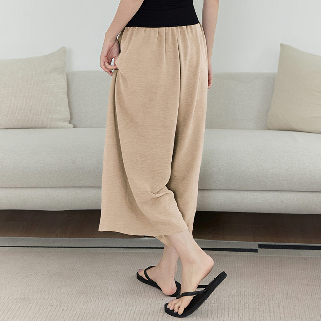 글램공감 여성용 에피소드 8부 와이드 잠옷 바지