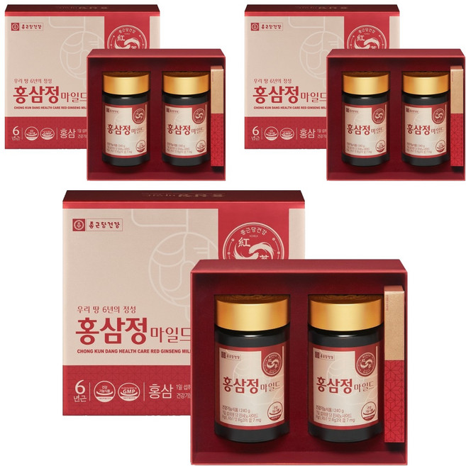 종근당건강 6년근 홍삼정 마일드, 240g, 6개