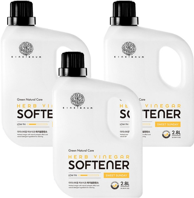 아이너바움 아기섬유린스 스윗선데이, 2.8L, 3개