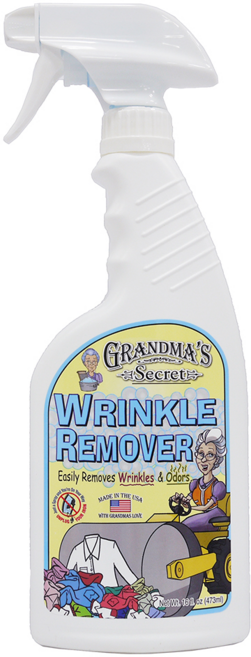 GRANDMA'S Secret 老奶奶的秘密 衣物去皺免燙噴劑 473ml, 白色, 1瓶