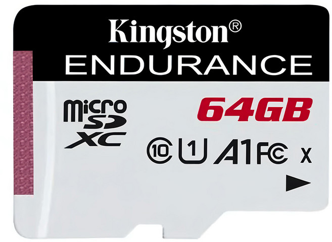 Kingston 金士頓 microSDXC Endurance 95R/30W C10 A1 UHS-I Card Only SDCE, 64GB, 1個