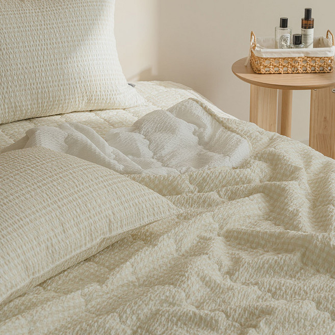 아망떼 허니듀 시어서커 리플 여름 차렵이불