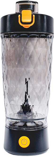 TAILI 太力 炫彩Tritan電動運動蛋白粉咖啡攪拌杯 黑色 650ml, ZH90