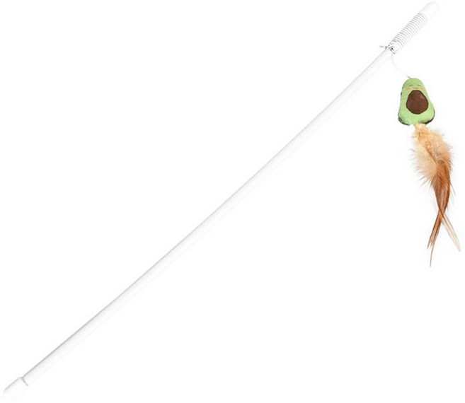 PeT Chu 沛啾 逗貓棒 結繩貓草玩具, 特選成熟酪梨, 1支