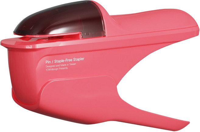 urban prefer PIN 無針釘書機, 熔岩紅, 1個