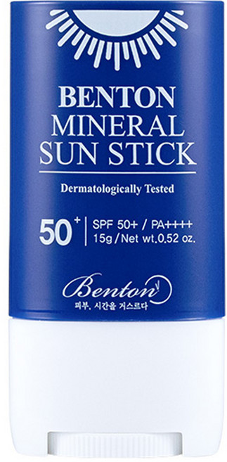 벤튼 무기자차 선스틱 SPF50+ PA++++, 1개, 15g